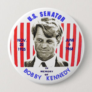 Till minne av Bobby Kennedy Knapp