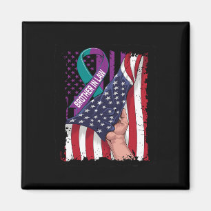 Till minne av Bror i Law Suicide Awareness USA Magnet
