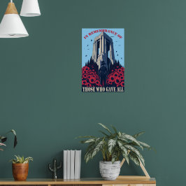 Till minne av dem som lämnade minnesdagen poster