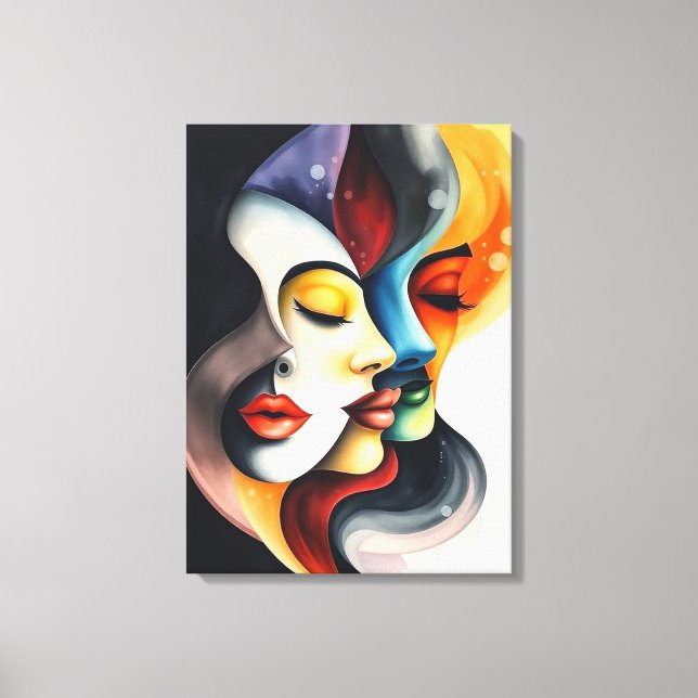 Till minne av ditt husdjur – Personlig duk Canvastryck (Framsida)