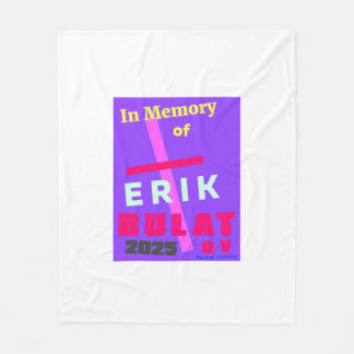Till minne av Erik Bulatov Fleecefilt
