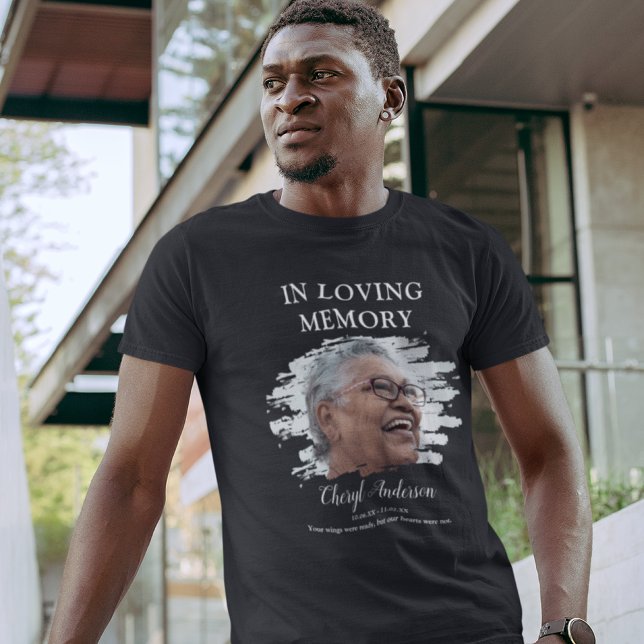 Till minne av | Foto minnes T-Shirt (Skapare uppladdad)