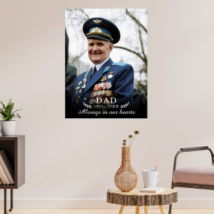 Till minne av   Foto minnesstund begravning Poster