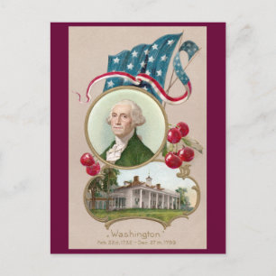 Till minne av George Washington Vykort