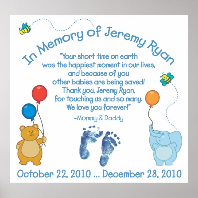 Till minne av Jeremy Ryan Poster (Framsidan)