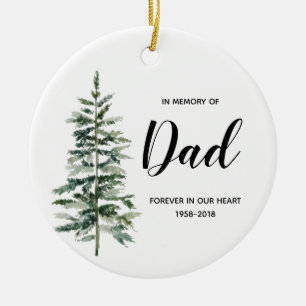 Till minne av julklappar i Pappa Greenery Julgransprydnad Keramik