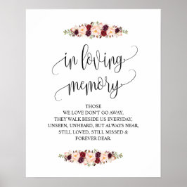 Till minne av kärlek Bröllopsminnestavla skylt v13