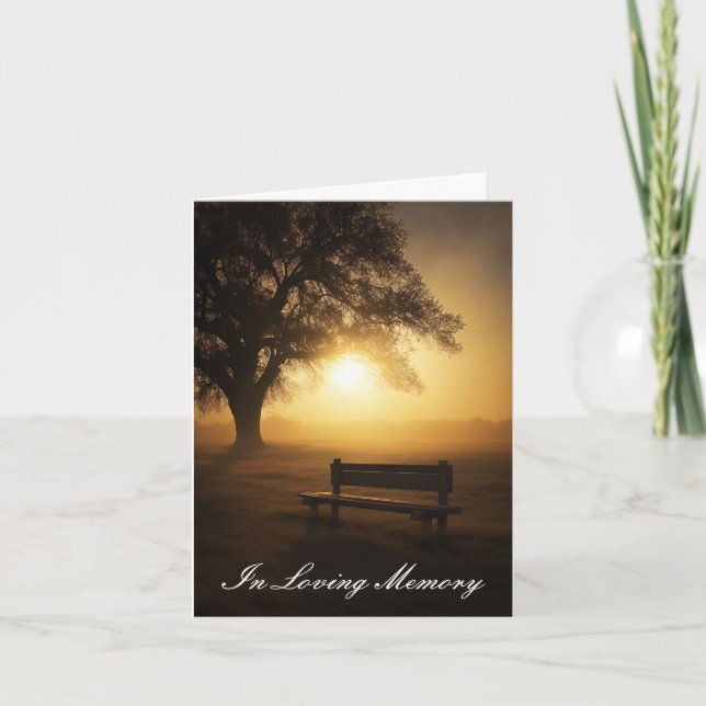 Till minne av kärlek  kort (Framsida)