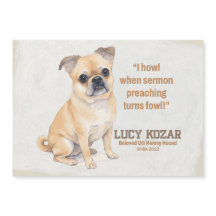 Till minne av Lucy Kozar Magnetiserad kort