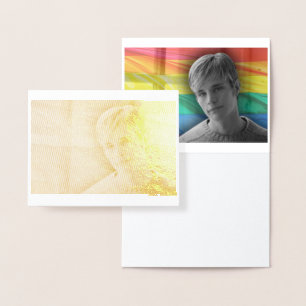 Till minne av Matthew Shepard 1976-1998 Folierat Kort