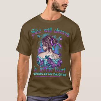 Till minne av min dotter Suicide Prevention Awaren T Shirt