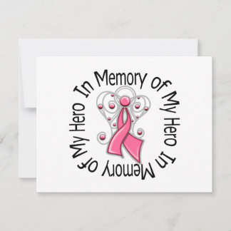Till minne av min Hero Breast Cancer Angel Vingar