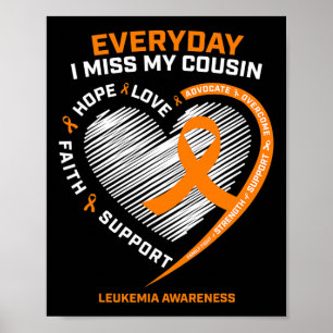 Till minne av min kusin Leukemi medK Poster