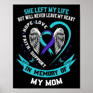 Till minne av min Mamma förlust av Mor självmordsa Poster
