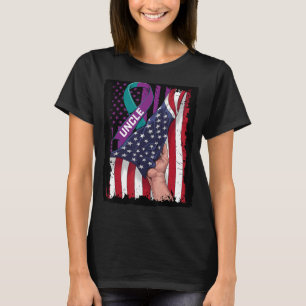 Till minne av min morbror Suicide Awareness Americ T Shirt