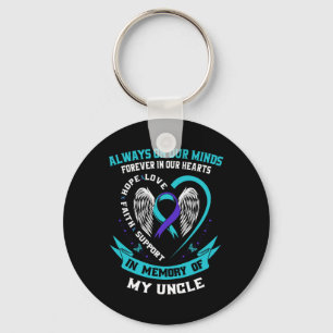 Till minne av min morbror Suicide Awareness Preven Nyckelring