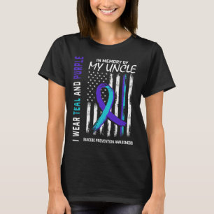 Till minne av min morbror Suicide Awareness Preven T Shirt