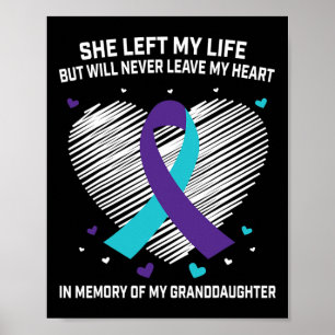 Till minne av min mordotter Suicide Awareness Pr Poster
