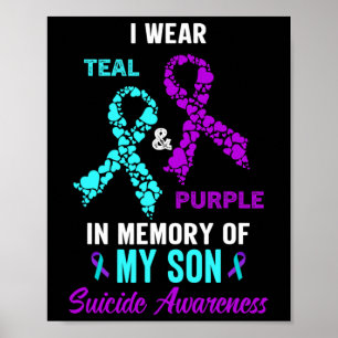 Till minne av min son Mamma Pappa Suicide Preventi Poster