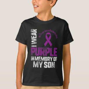 Till minne av min son - överdosering - medvetenhet t shirt