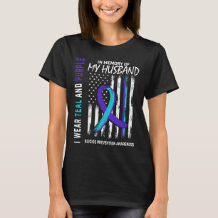 Till minne av mitt förebyggande av självmordsmedve t shirt