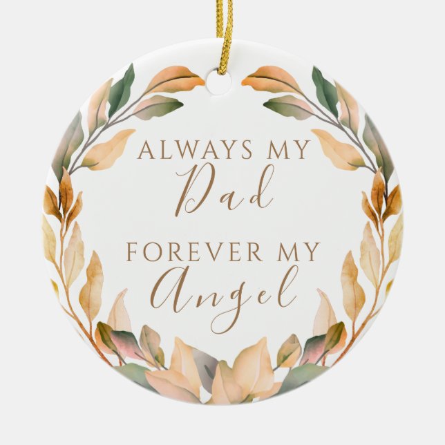 Till minne av prydnadsföremål av keramiskt ursprun julgransprydnad keramik (Framsidan)