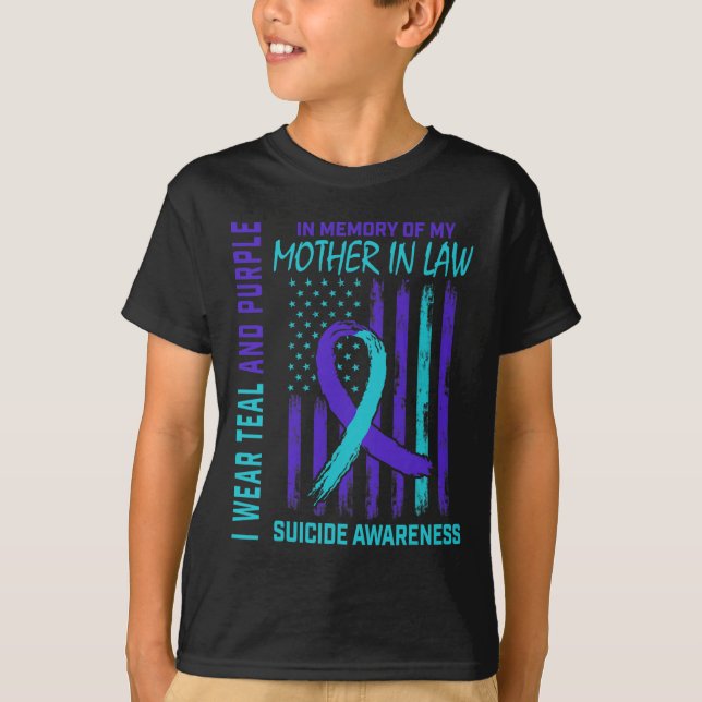 Till minne av Svärmornas medvetandegörande Ameri T Shirt (Framsida)