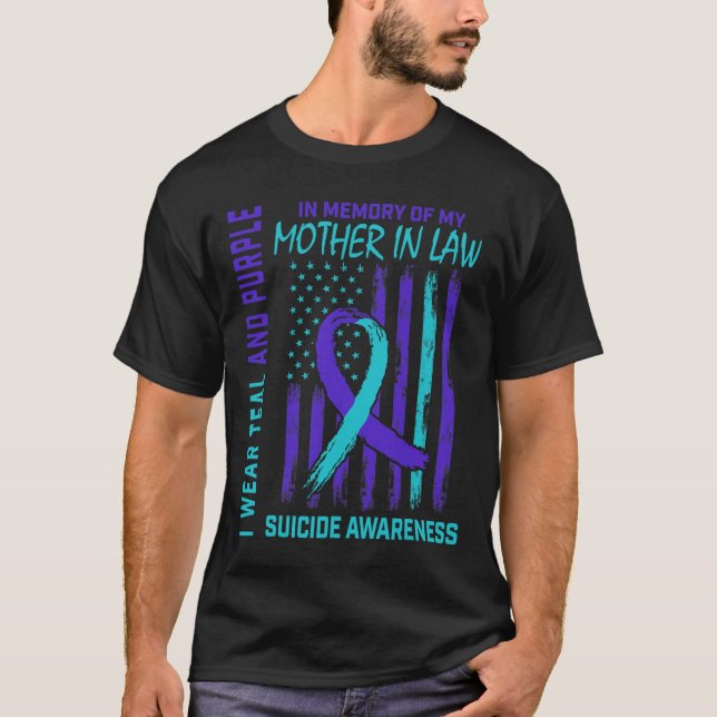Till minne av Svärmornas medvetandegörande Ameri T Shirt (Framsida)