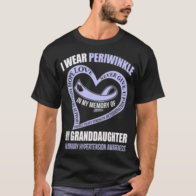 Till mitt barndotters minne PULMONARY HYPERTE T Shirt (Framsida)