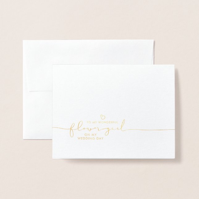 Till mitt favoritmeddelande för Bröllop Morgonslut Folierat Kort (Framsida med kuvert)