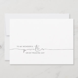 Till mitt föräldrae-postmeddelande för Bröllop-mor