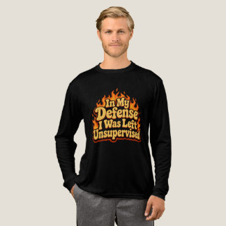Till mitt försvar lämnades jag utan övervakning Ro T Shirt