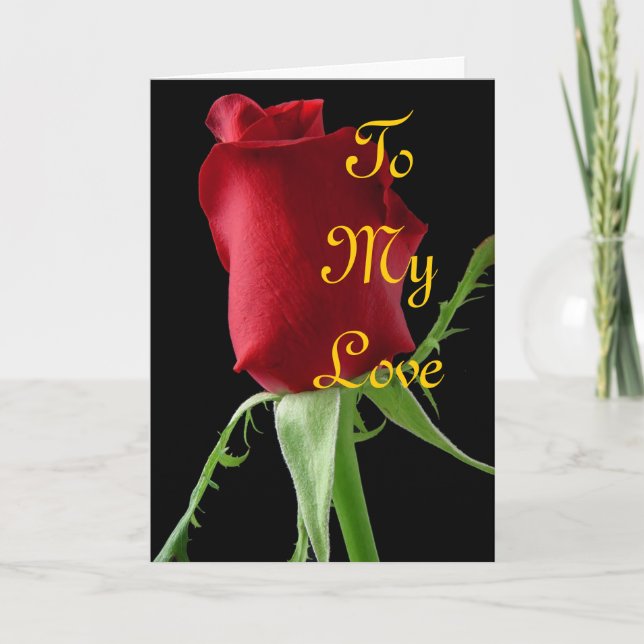 Till mitt Kärlek-kort Helgkort (Framsida)