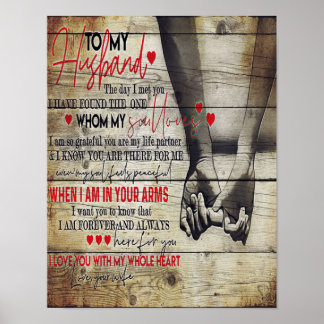Till mitt Make Brev citerar Kärlek Gift Poster