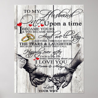 Till mitt Make Brev citerar Kärlek Gift Poster