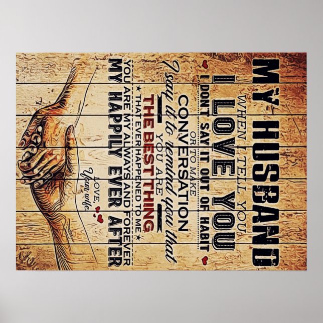 Till mitt Make-dekret citerar Kärlek Brev Poster (Framsidan)