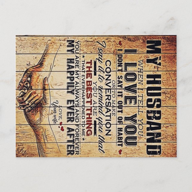 Till mitt Make-dekret citerar Kärlek Brev Vykort (Framsida)