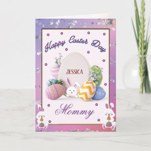 Till mitt Mamma på Påsk-dagskortet Helgdag Helgkort
