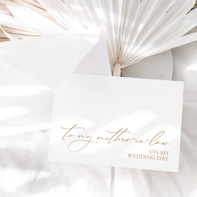 Till mitt Mor-i-law-kort på min Bröllopsdag (Skapare uppladdad)