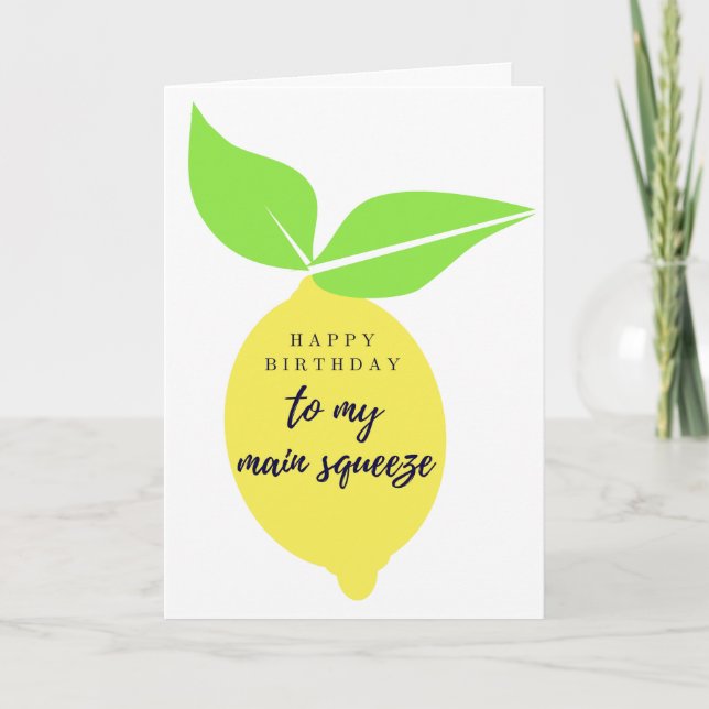 Till mitt primära födelsekort kort (Framsida)