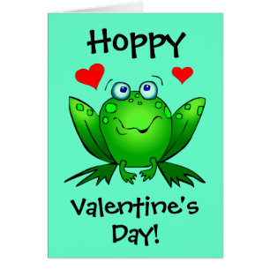 Till mitt prinsessan Hoppy Valentiness Frog Card Hälsningskort