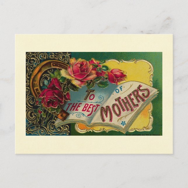 Till Mor bästa. Vykort (Framsida)