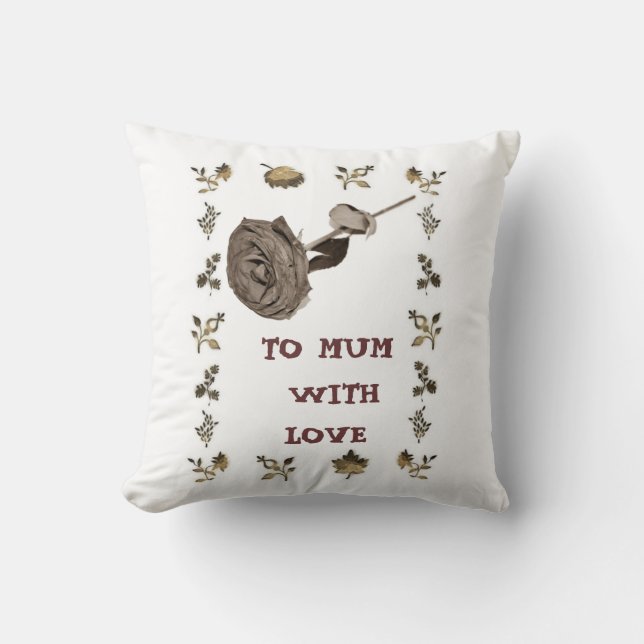 Till Morsa med Kärlek Cushion Kudde (Framsida)