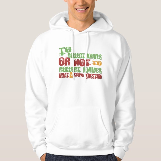 Till mot efterkrav knivar sweatshirt (Framsida)