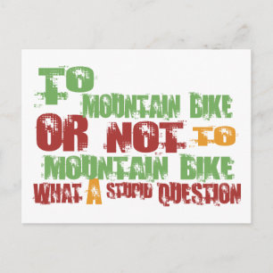 Till Mountain Bike Vykort