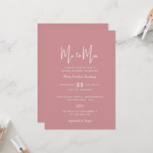 Till Mrs Möhippa Puce Rosa Calligraphy