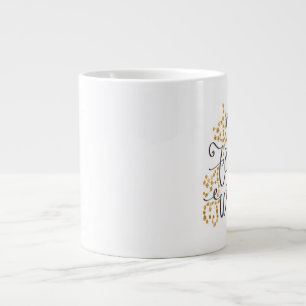 till mugg i världen, lämnat jumbo mugg