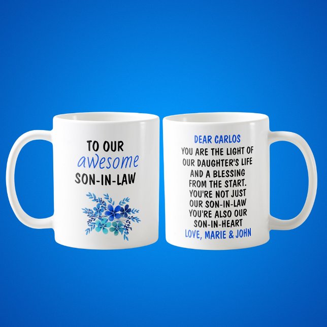 TILL MY FANTASTISK MY SON-IN LAW KAFFEMUGG (Skapare uppladdad)