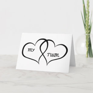 TILL "MY TWIN" PÅ "VALENTINS DAG" KORT