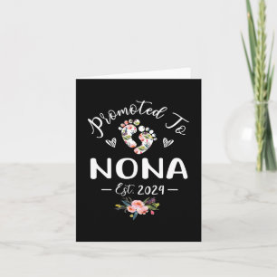 Till Nona Est 2024 Blomma Mors dag Kort